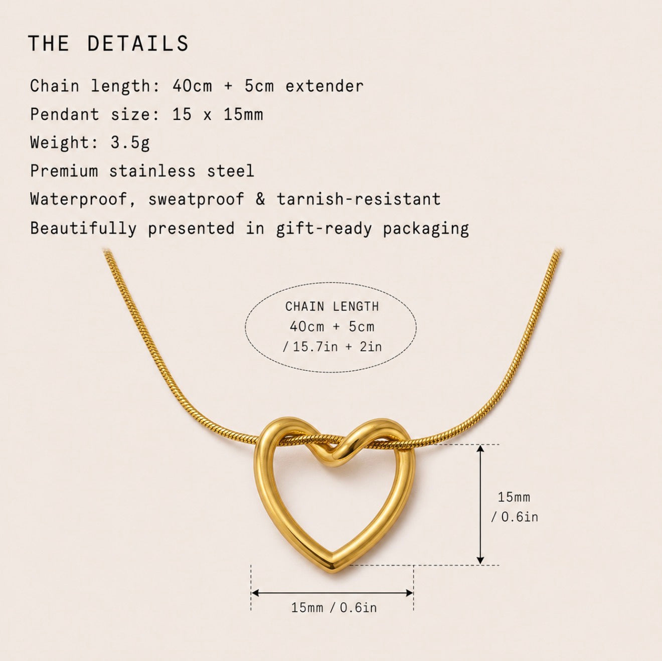 Heartline Necklace