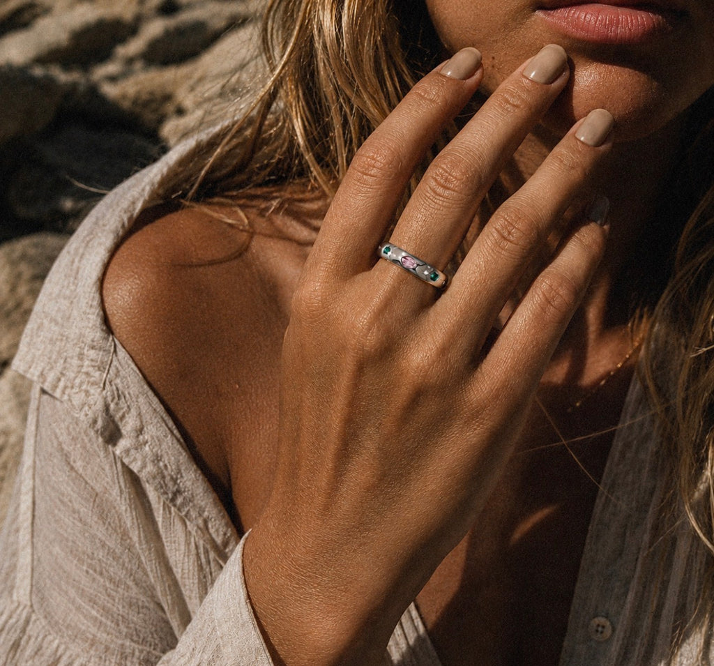 Gemstone Band Ring