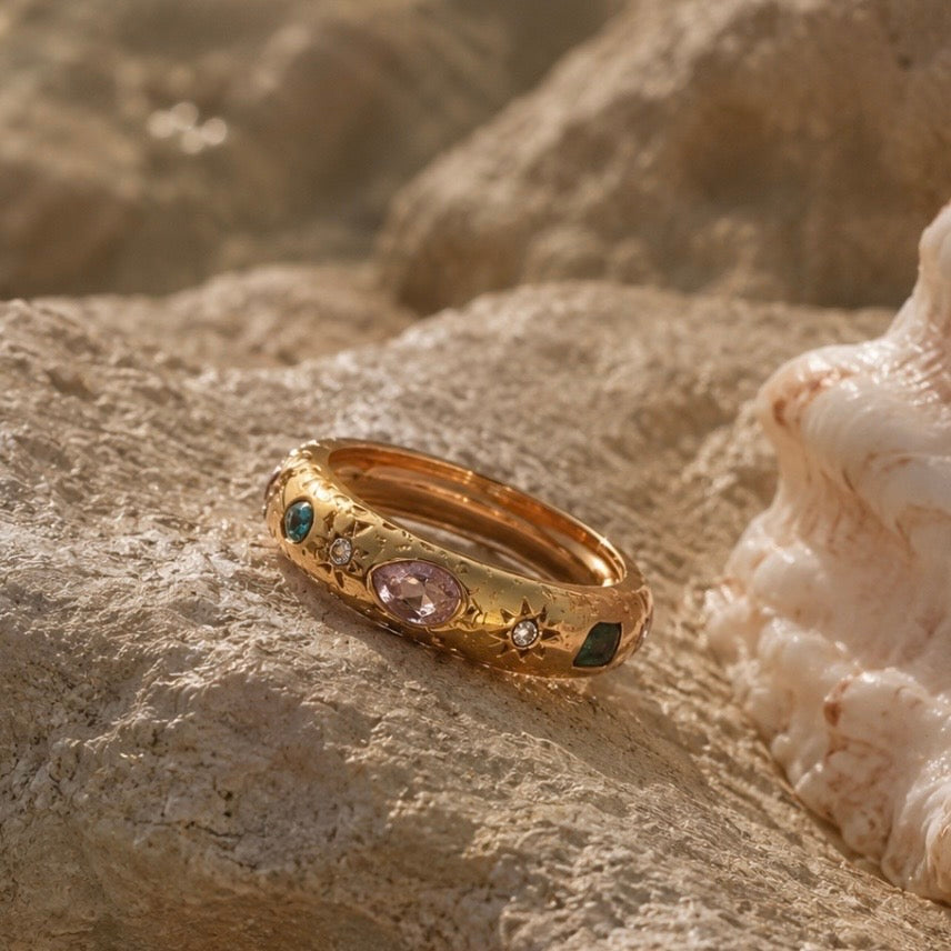 Gemstone Band Ring