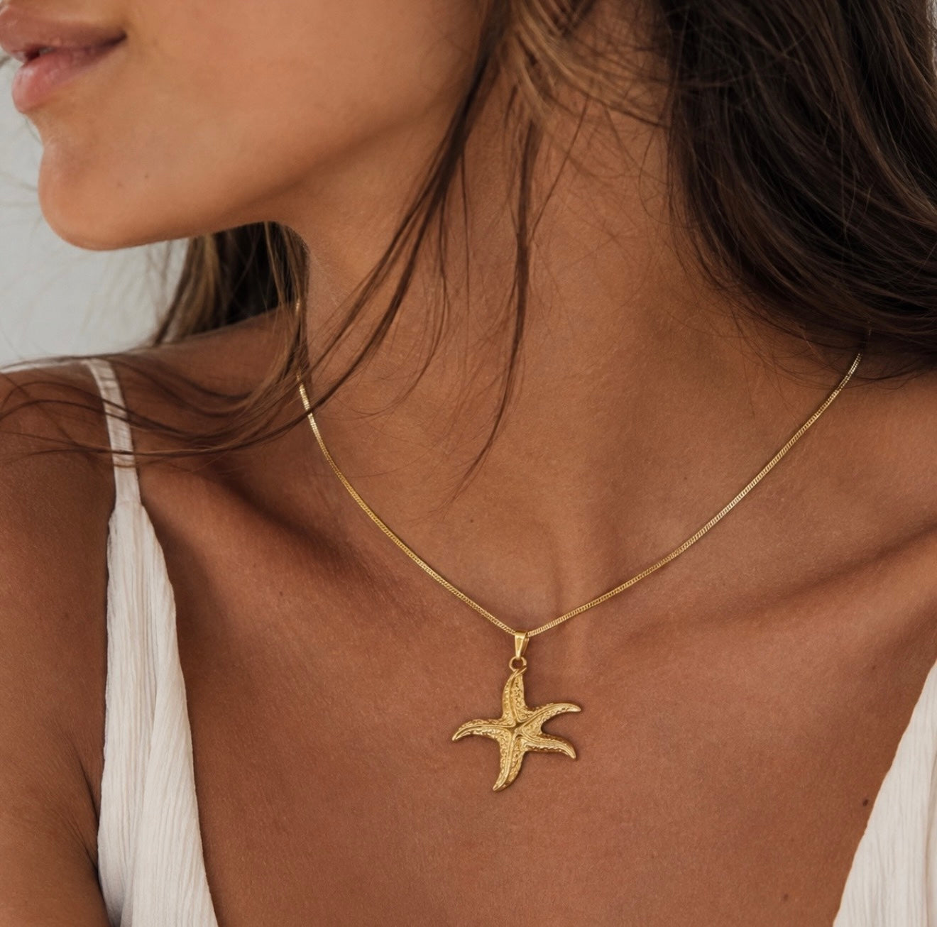 Pia Starfish Necklace