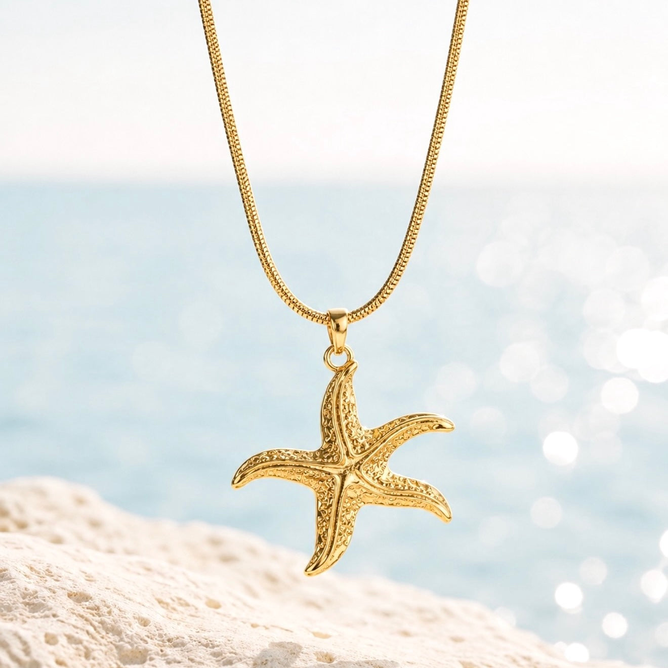 Pia Starfish Necklace